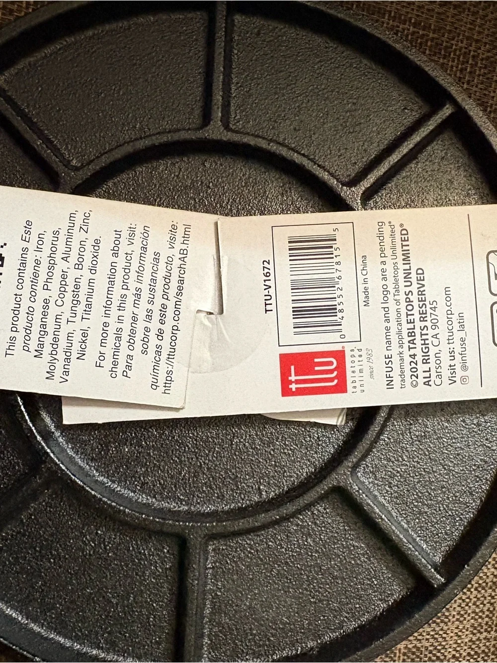 Black Cast Iron Tortilla Press - Heavy-Duty Home Use